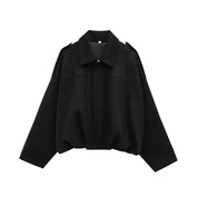 MUJER 2025 Suede Bomber Jackets for Women Outerwears Oversized Jacket Woman Streetwear Zip Women's Coats Padded Varsity Jackets