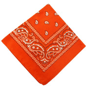 Hip Hop Women Bandana Scarf Girls Kids Punk Square Bandanas Headwear Fashion Bohemian Head Scarf Headbands Hair Accessories 2024