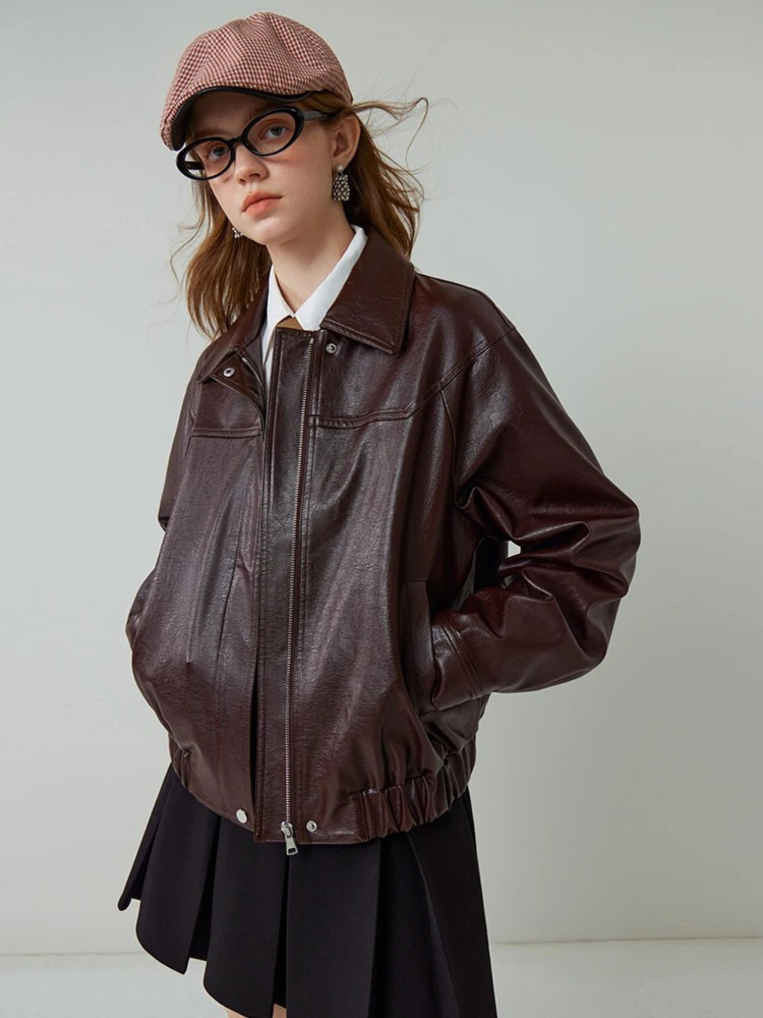 Chic Retro PU Jacket