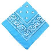 Hip Hop Women Bandana Scarf Girls Kids Punk Square Bandanas Headwear Fashion Bohemian Head Scarf Headbands Hair Accessories 2024