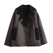 MUJER 2025 Woman Thick Faux Leather Jackets for Women Autumn Winter Warm Coats Female Demi-season Plush Jacket Women Outerwears